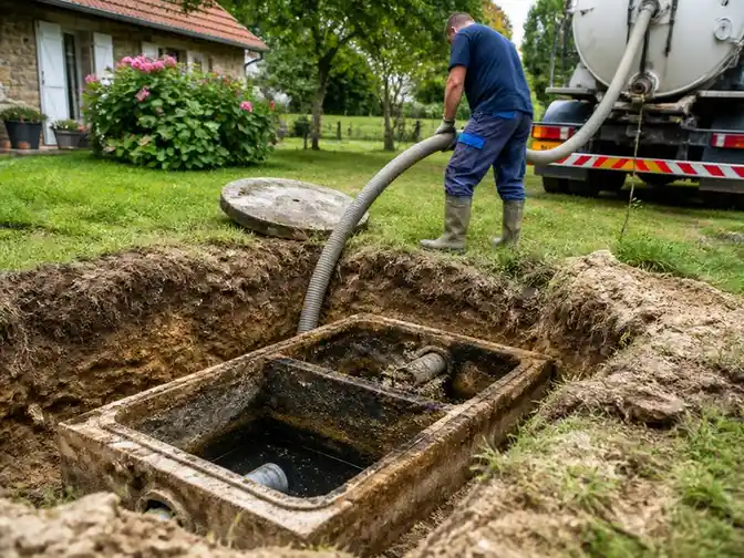 Gérer la maintenance d'une ancienne fosse septique