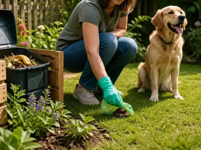 Gestion écologique des déjections canines dans son jardin
