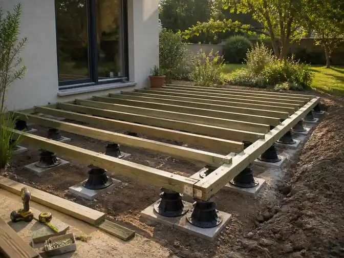 Guide complet pour faire une terrasse en bois sur terre