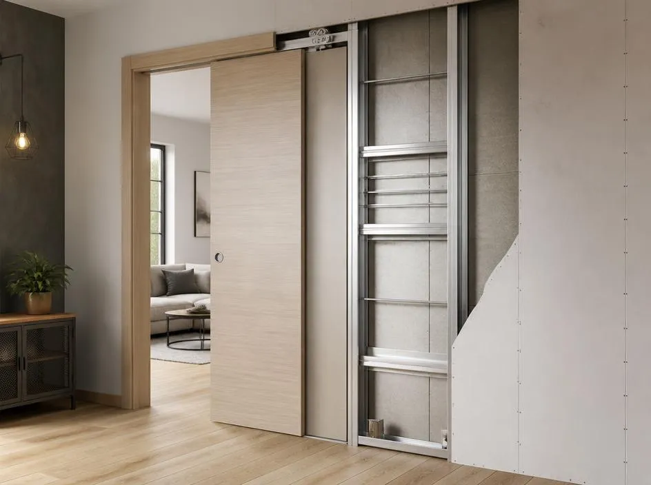 Guide complet pour réussir la pose d'un porte a galandage plan