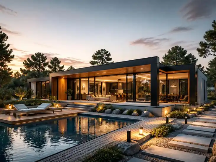 Investir dans une maison préfabriquée luxe haut de gamme