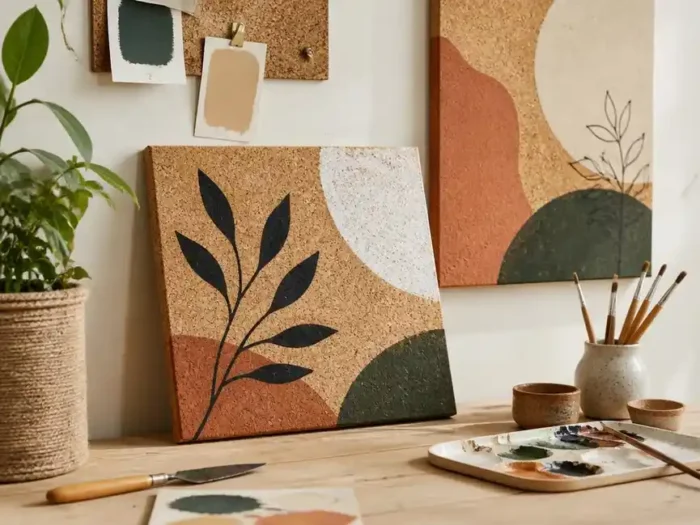L art créatif et moderne de la peinture sur liege naturel
