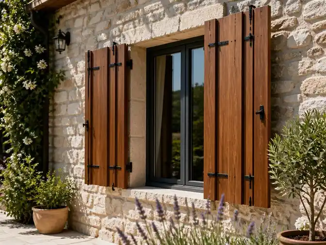 Le charme intemporel du volet en bois pliant pour votre maison