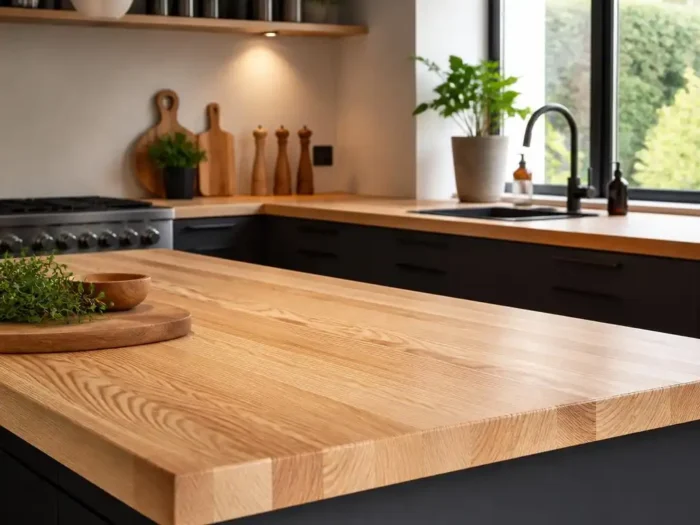 Le choix idéal d un plan de travail frene massif pour votre cuisine
