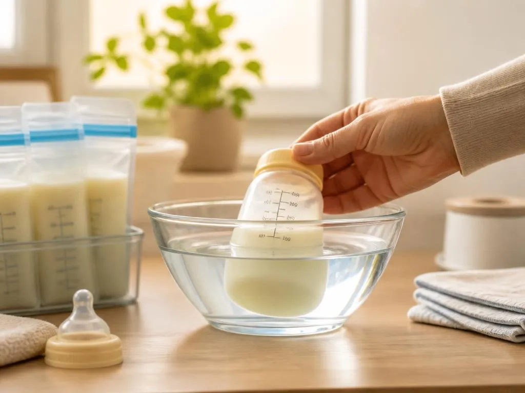 Les bonnes méthodes pour faire chauffer le lait maternel