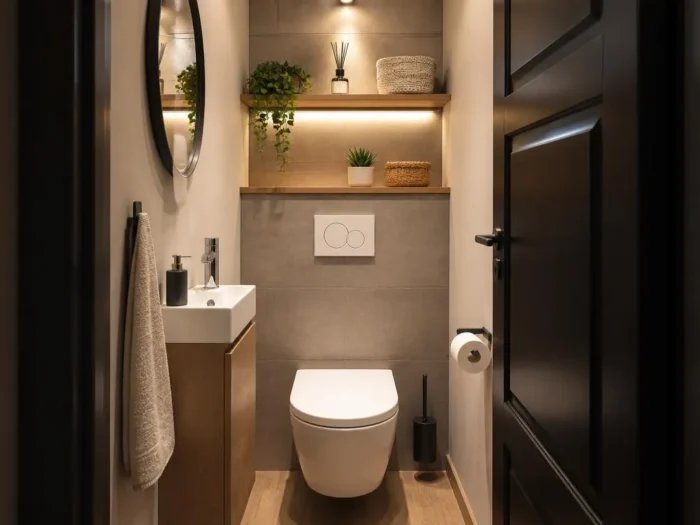 Optimiser chaque centimètre : l'aménagement wc petite surface