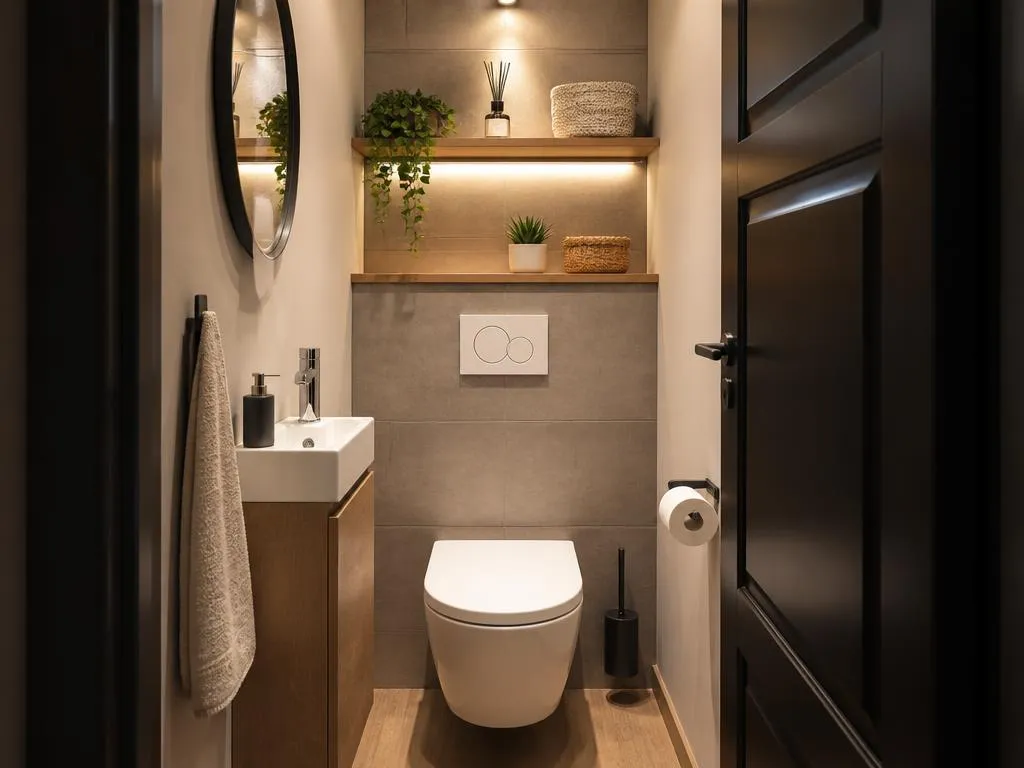 Optimiser chaque centimètre : l'aménagement wc petite surface