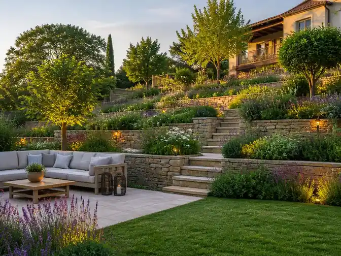 Optimiser le relief pour transformer votre jardin en pente