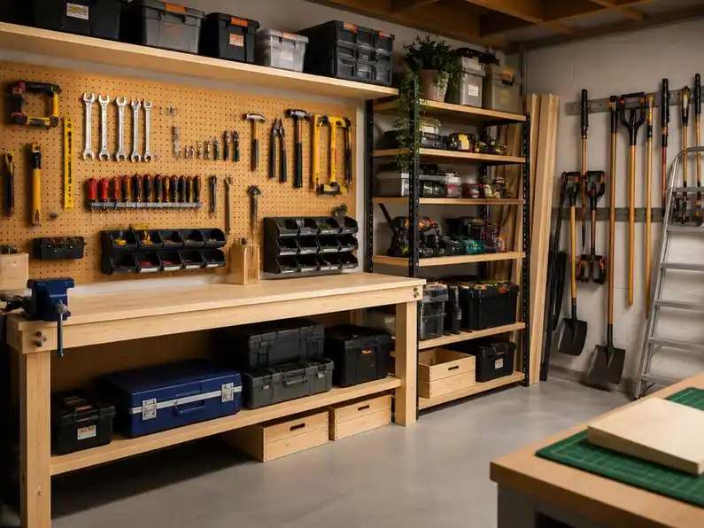 Optimiser son espace : astuce rangement atelier bricolage