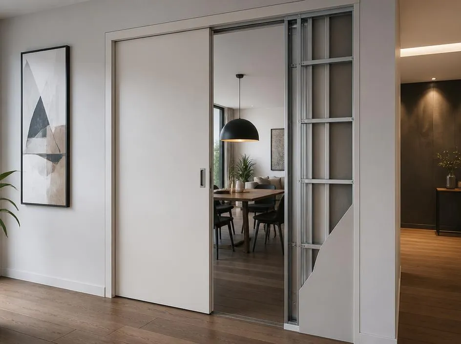 Optimiser son espace avec un porte a galandage plan efficace
