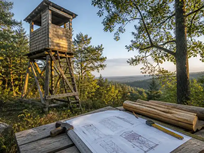 Optimiser un plan pour construire un mirador de chasse en bois