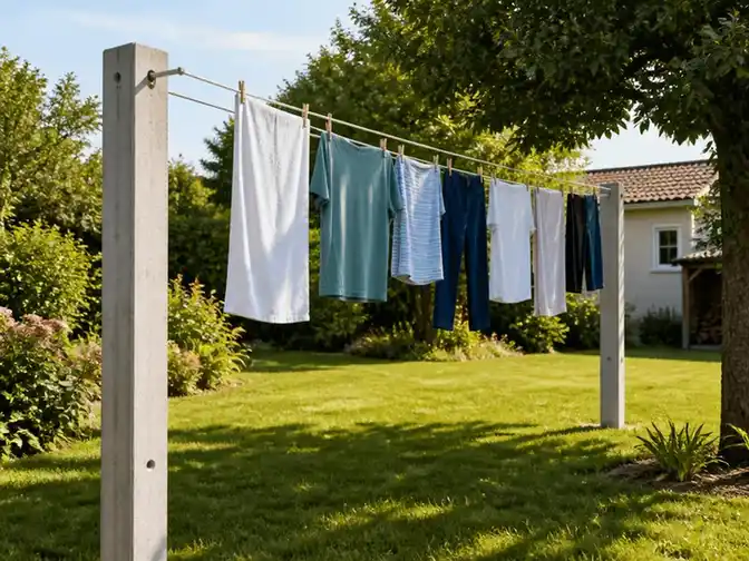 Pourquoi choisir un poteau a linge en ciment pour votre jardin