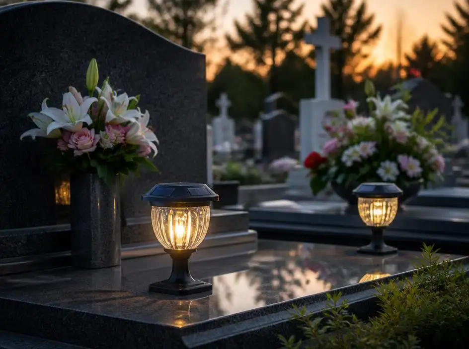 Pourquoi choisir une lampe solaire pour embellir un cimetière