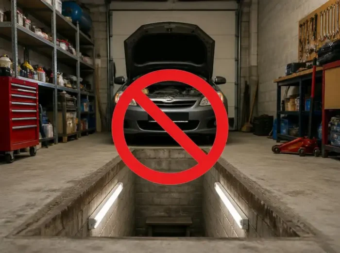 Pourquoi posséder une fosse garage interdit est une réalité