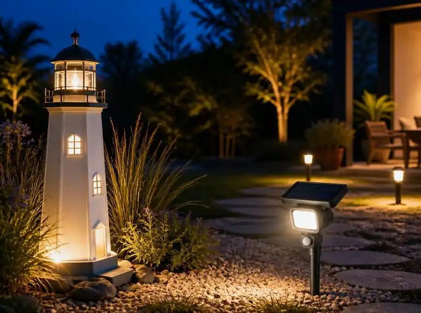 Quel phare solaire choisir pour illuminer son jardin ?