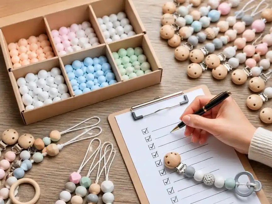 Sourcing fiable pour vos perles en silicone destinées aux attaches tétine