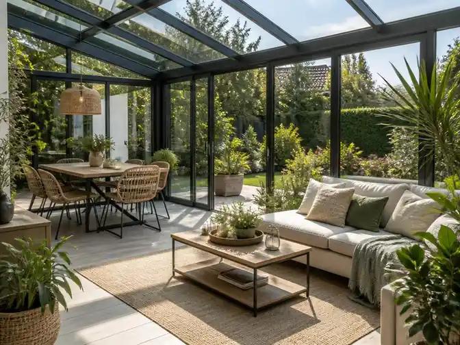 Sublimer son espace de vie avec un aménagement intérieur veranda
