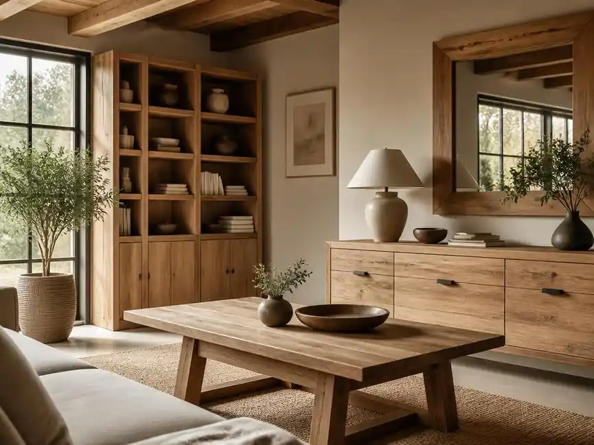 Sublimer son intérieur avec des meubles en bois naturel