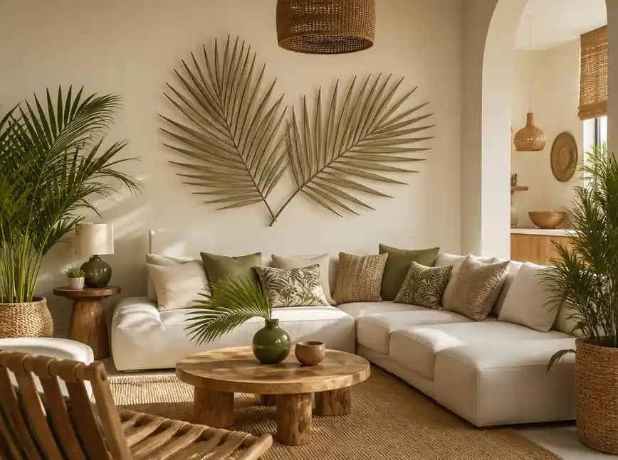 Sublimer son intérieur avec une décoration murale feuille de palmier