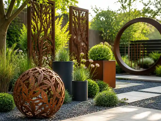 Sublimer son jardin avec la décoration extérieur en métal