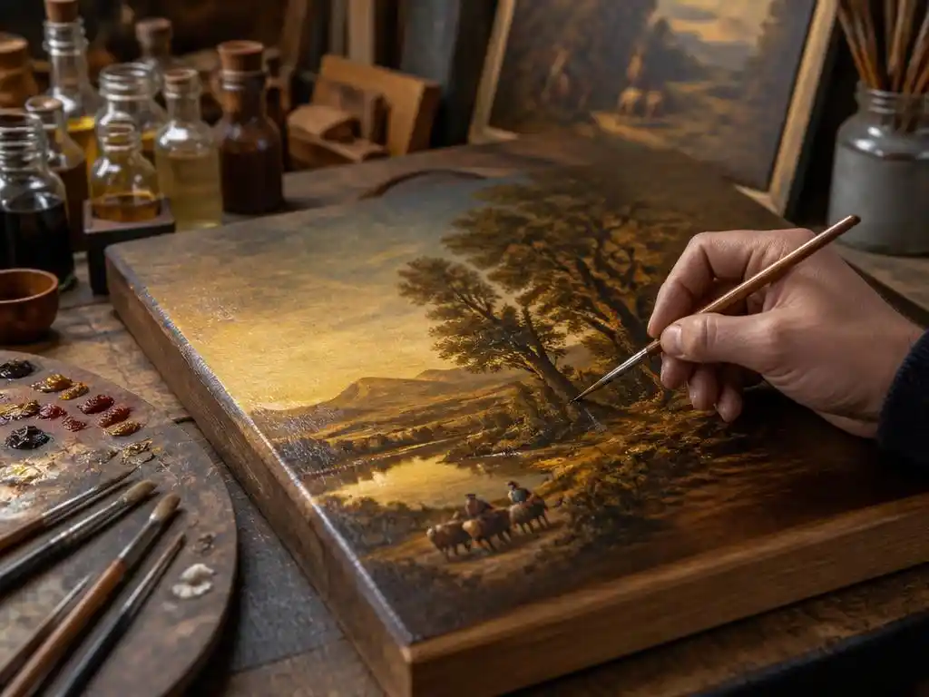 Tout savoir sur l'art intemporel de la huile sur bois peinture