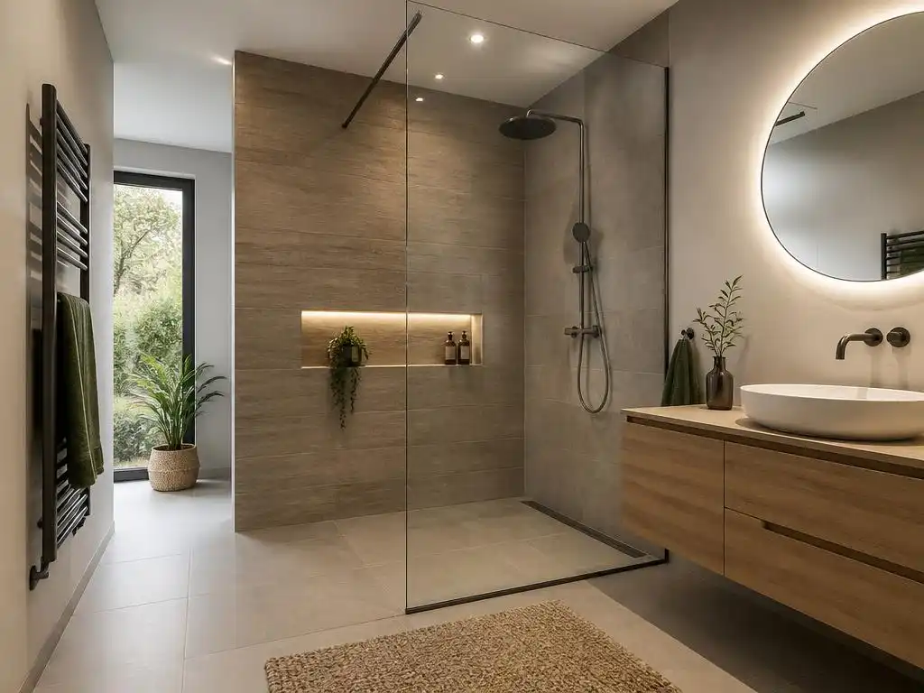 Transformer sa salle de bain par une douche italienne moderne