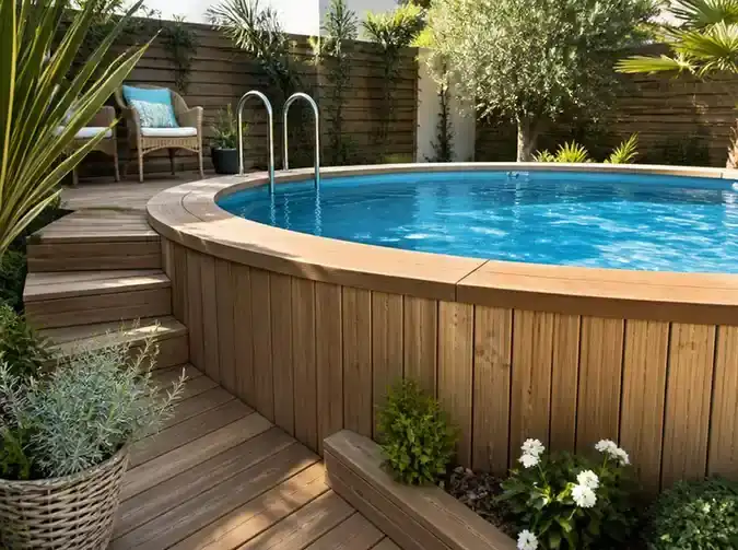 Optimiser le contour de votre piscine hors sol avec style
